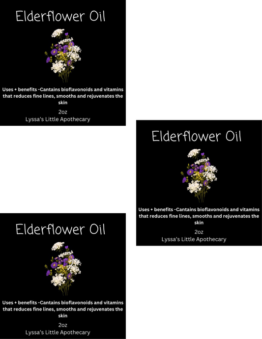 Elderflower oil